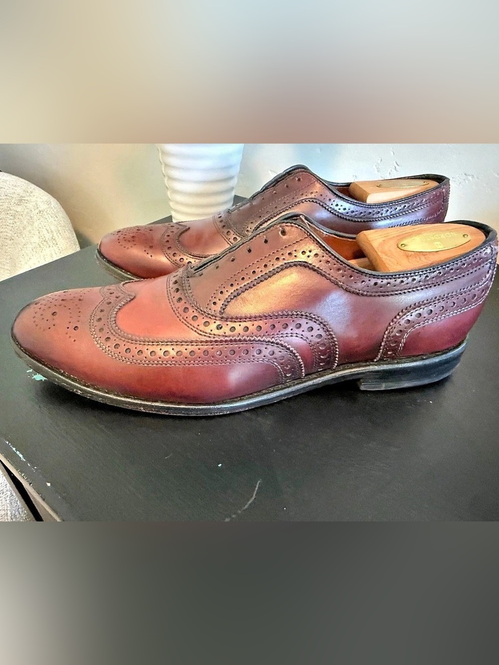 Allen Edmonds McAllister 6225 Wingtip Oxford | Men’s 10 C | Burgundy | USA